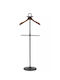 Kare Design Freistehender Kleiderständer Metallisch Schwarz 53.5x29x122cm