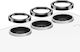 PanzerGlass Hoops Camera Protection Tempered Glass Black for the Samsung Galaxy S23 FE 0460