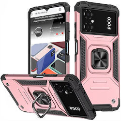 Orso Ringstand Back Cover Durable Rose Gold (Poco M4 5G)