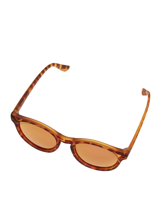 Urban Classics Men's Sunglasses with Brown Tartaruga Plastic Frame and Brown Lens TB3720-02578