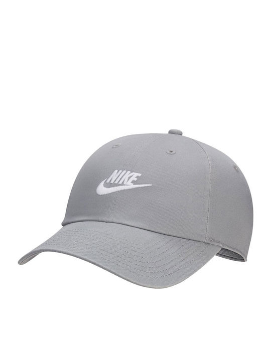 Nike Παιδικό Καπέλο Jockey Υφασμάτινο Γκρι