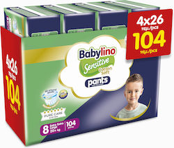 Babylino Cotton Soft Pants No. 8 για 20+kg 104τμχ Babylino Cotton Soft Pants No. 8 για 20+kg 104τμχ