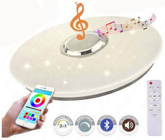 Universo Illuminazione Smart Deckenleuchte 50cm LED mit Fernbedienung