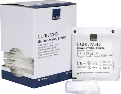 Abena Curimed Sterile Gaze 5x5cm 2pcs