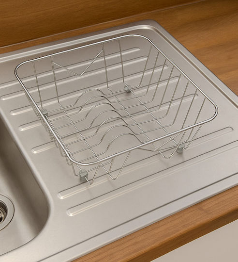 Sanitec No7 Sită Pentru Chiuvetă Inox Argintie 39x32cm