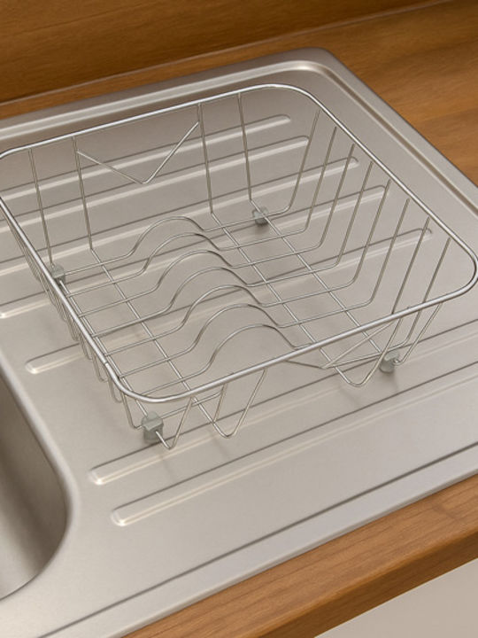 Sanitec No12 Sită Pentru Chiuvetă Inox Argintiu 40x32cm