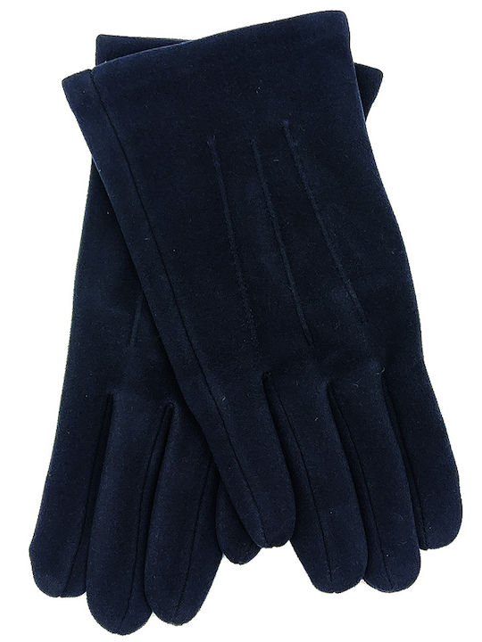 Gift-Me Marineblau Leder Handschuhe Berührung