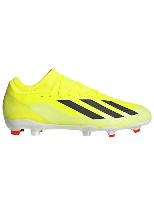 Adidas X Crazyfast League FG Χαμηλά Ποδοσφαιρικά Παπούτσια με Τάπες Team Solar Yellow 2 / Core Black / Ftwr White