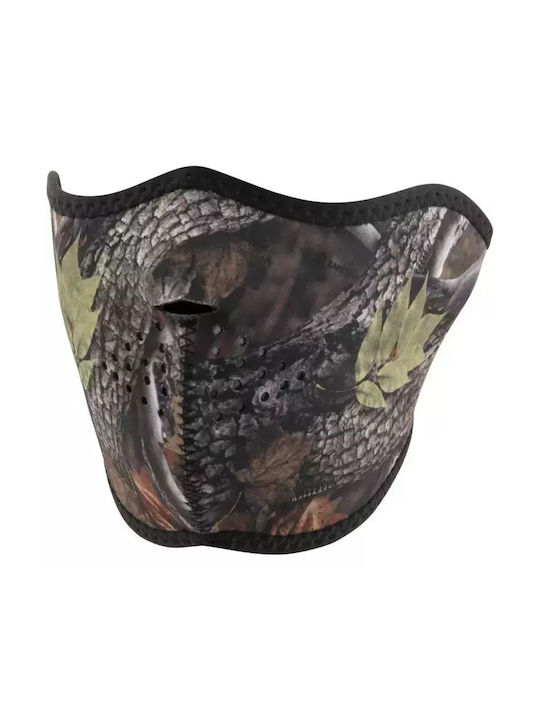 Zan Headgear Half Face Motorcycle Rider Neoprene Multicolored