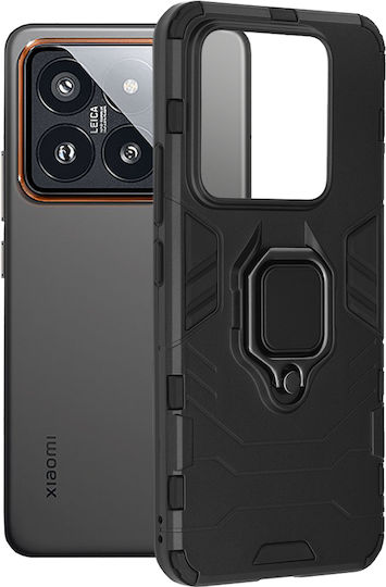 Techsuit Shield Back Cover Σιλικόνης 0.6mm Μαύρο (Xiaomi 14 Pro)