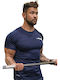 Result Men's Short Sleeve Promotional T-Shirt Navy/White.