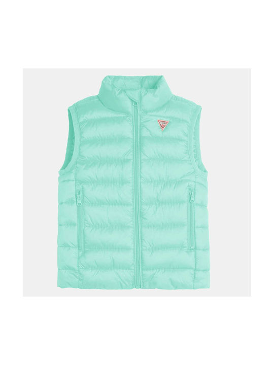 Guess Kids Casual Jacket Sleeveless Green