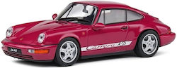 Solido Porsche Porsche 964 RS 1992 Modeling Figure Car Red in Scale 1:43