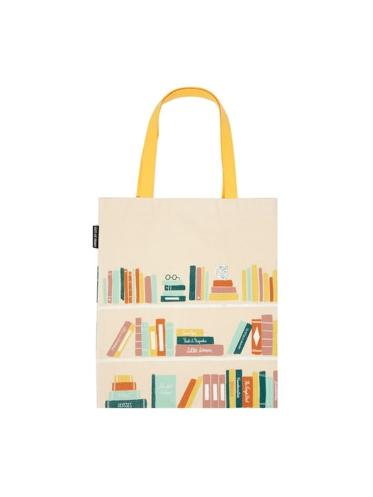 Out of Print Shopping Bag Beige