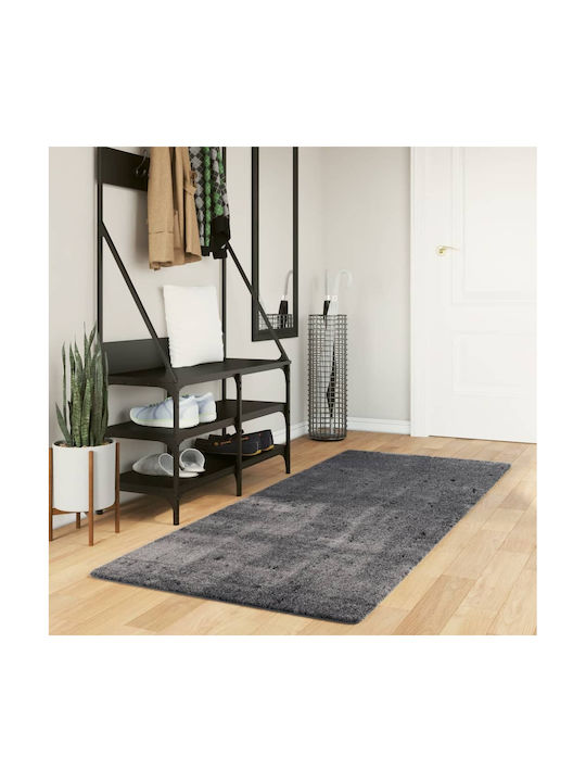 vidaXL Anti-slip Rug Rectangular Charcoal