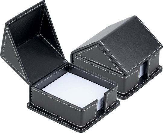 De piele Organizator de birou în Culoare Negru