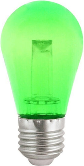 Vito Λάμπα LED 2.5W 91mm για Ντουί E27 και Σχήμα S14 Πράσινο 150lm
