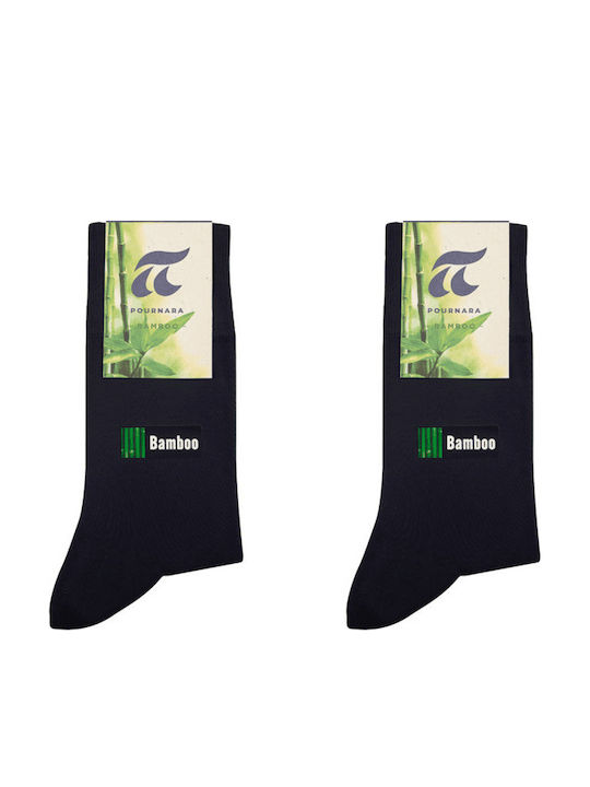 Pournara Bamboo Чорапи Черни 2Пакет