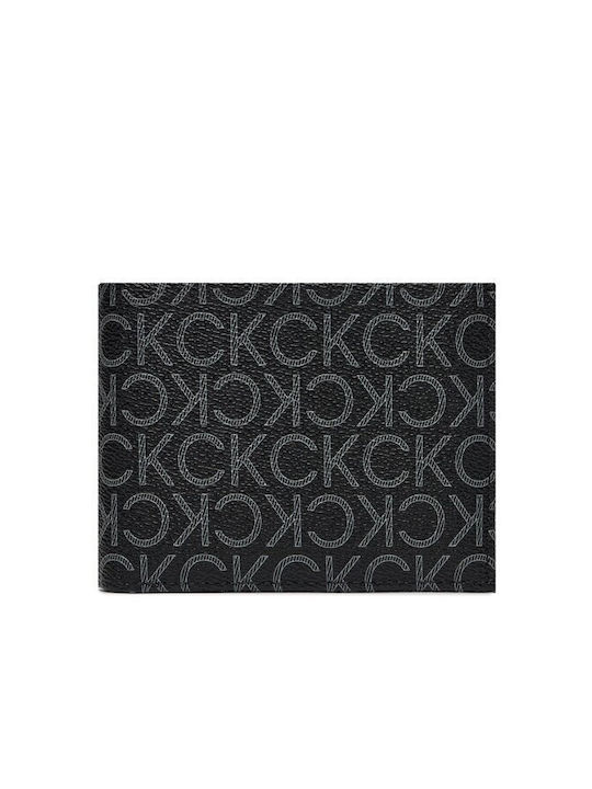 Calvin Klein Ανδρικό Πορτοφόλι Κερμάτων Μαύρο