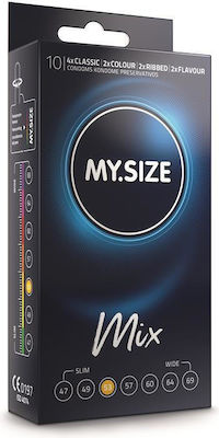 My Size Mix 53mm Condoms 10pcs