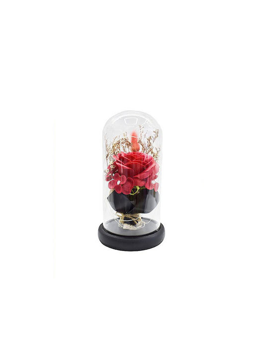 Bouquet of Artificial Flowers Red in Yala with LED 1pcs