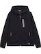 Women's Short Sports Jacket for Winter Black