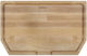 Sanitec Νο8 Schneidebrett Hölzernes Braun 45x25.5cm 1Stück
