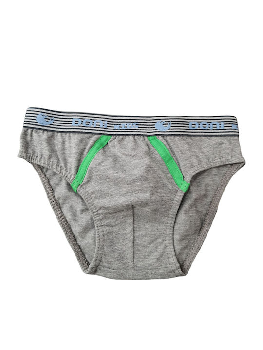 Doni Kids' Brief Grey-Green