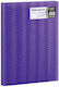 Foldermate Clipboard Flexible with 40 plastic sleeves Slides for Paper A4 Purple 1pcs