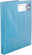 Foldermate Clipboard Flexible with 10 plastic sleeves Slides for Paper A4 Light Blue 1pcs