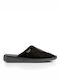 Boxer Men's Leather Slippers Black