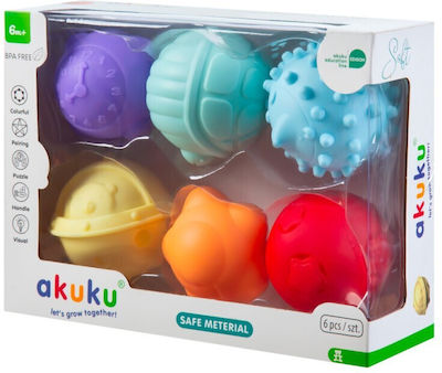 Akuku Ball Sensory with Sounds for 6++ Months