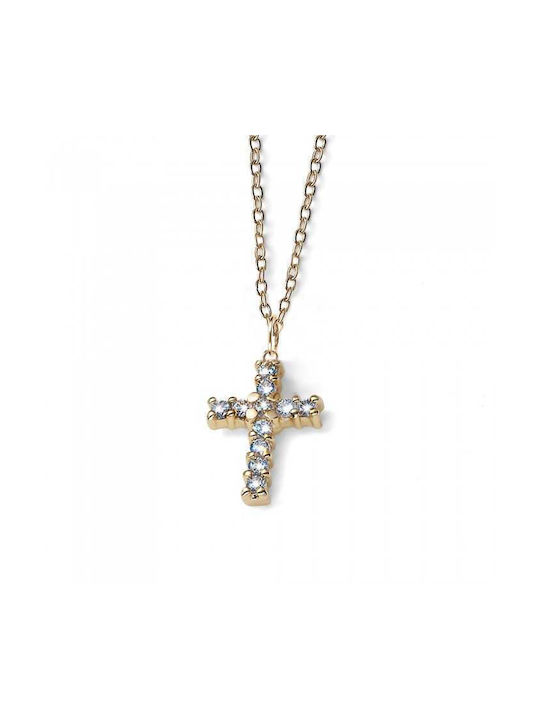 Oliver Weber Women's Gold Plated Cross