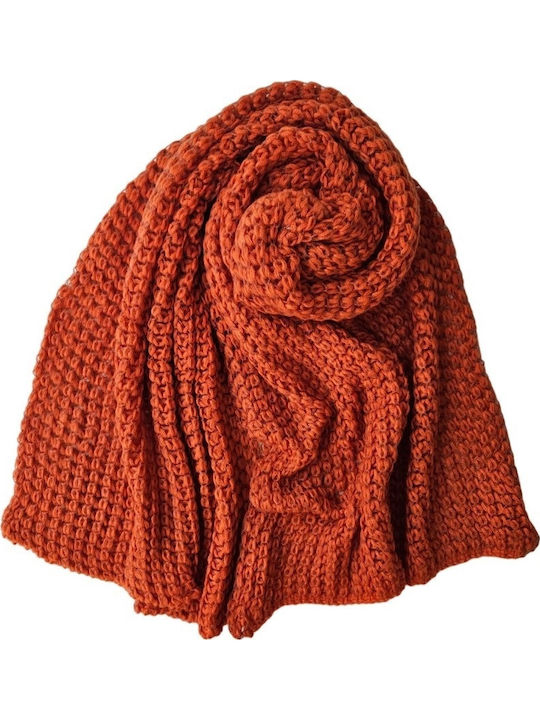 MI-TU Exclusive Women's Knitted Scarf Orange