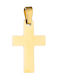 Art Collection Crucifix Pentru Bărbați Din Oțel Placat Cu Aur Fără Lanț