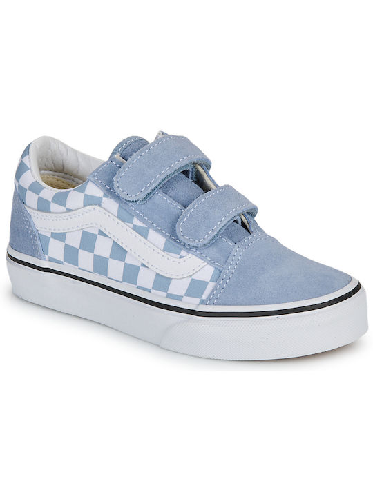 Vans Παιδικά Sneakers Uy Old Skool V Color Theory Checkerboard Μπλε