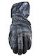 Five RFX4 Evo Winter Herren Motorradhandschuhe Leder Schwarz