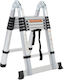 Versa Scara telescopică Aluminiu 6 Scări cu înălțime maximă de 3.8m