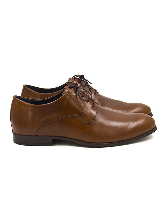 Damiani 1197 Men's Dress Shoes Tabac Brown
