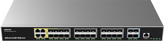 Grandstream GWN7831 Управление на L3 Switch с 4 Портове Гигабитови (1Gbps) Ethernet и 24 SFP Портове