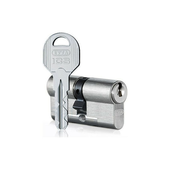 EVVA Cilindru de Încuietoare De Securitate Ics 90mm (40-50) Argintiu