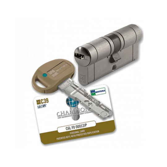 Mottura Lock Cylinder Security Silver