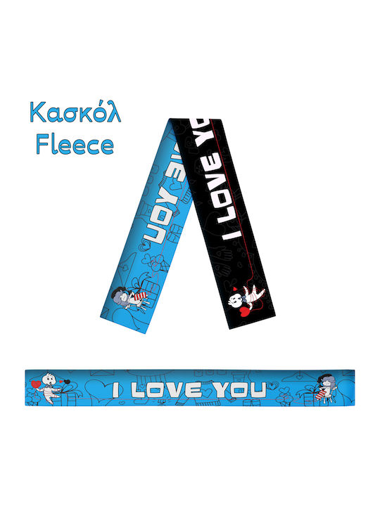Love Spell Ανδρικό Κασκόλ Fleece Γαλάζιο