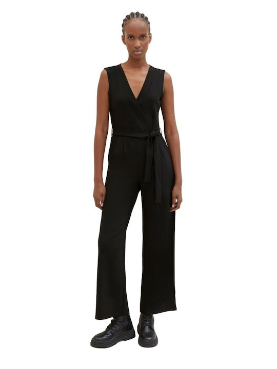 Tom Tailor Women's Sleeveless One-piece Suit BLACK