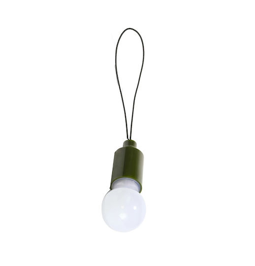 Kikkerland LED Emergency Light Globe with Battery Powered Green 1pcs