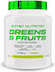 Scitec Nutrition Greens & Fruits Ειδικό Συμπλήρωμα Διατροφής 600gr Pear Lemongrass