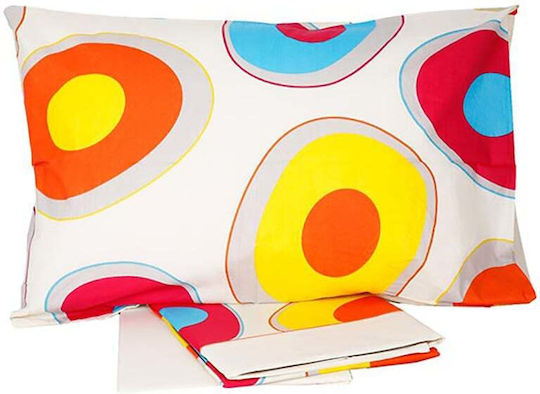 Sunshine Cotton Feelings Εμπριμέ Σετ Σεντόνια Υπέρδιπλα 220x260εκ. 547 (4τμχ)