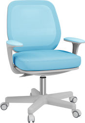 Vinsetto Office Chair with Adjustable Arms Blue