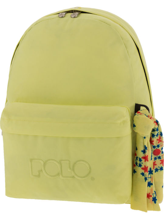 Polo Original 600D Schulranzen Rucksack Junior High-High School in Gelb Farbe 20Es 2019