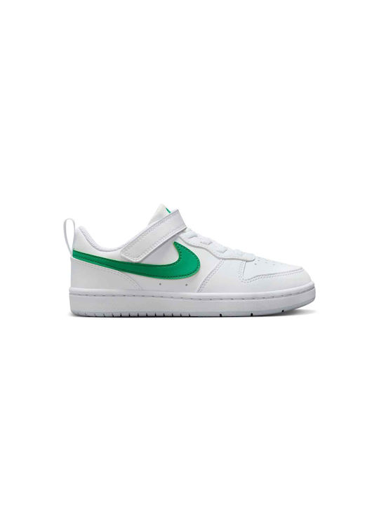 Nike Kids Sports Shoes Court Borough Low K White